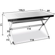 Stůl Brunner Accelerate Compack 6