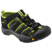 Juniorské sandály Keen Newport H2-black/lime green