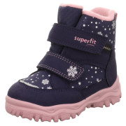 Dětské boty Superfit Husky1 Blau/Rosa