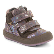 Dětské celoroční barefoot boty Froddo Ollie Lumi Tex Pink Shine