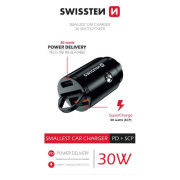 Autoadaptér Swissten Car Charger 30W