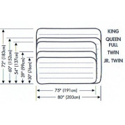 Nafukovací matrace Intex Queen Classic Downy Airbed
