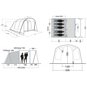 Nafukovací stan Outwell Monterey 5 Air