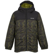 Dětská zimní bunda Regatta Lofthouse Black/Distress Camo