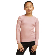 Dětské funkční triko Icebreaker K 200 Oasis LS Crewe Pink Quartz