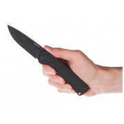 Nůž Acta Non Verba Z200 DLC/Plain Edge, G10 Black/Liner Lock