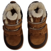 Dětské barefoot boty beBare 3555TY Tan