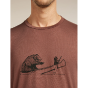 Pánské funkční triko Icebreaker Merino Blend Core SS Tee Canoe Companions