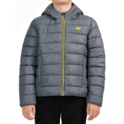 Dětská bunda 4F Down Jacket M0914 Dark Grey