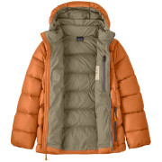 Dětská bunda Patagonia K's Hi-Loft Down Sweater Hoody - Marigold