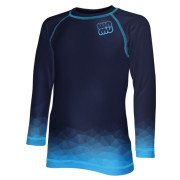 Dětské funkční triko WAMU Mozaika dark blue