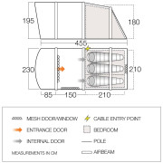Nafukovací stan Vango Harris Air TC 350