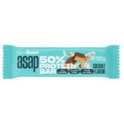 Proteinová tyčinka GymBeam ASAP 50% Protein Bar – GymBeam 50 g - kokos