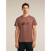 Pánské funkční triko Icebreaker Merino Blend Core SS Tee Canoe Companions