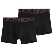 Pánské boxerky Puma Striped Elastic Boxers 2P black
