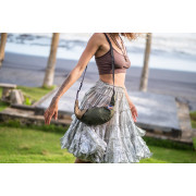 Ledvinka Ticket to the Moon Upcycled Sling Bag