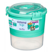 Box na potraviny Sistema Round Lunch Stack TO GO 965ml