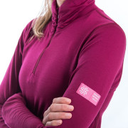 Dámské funkční triko Sensor Merino Active stoják, zip