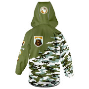 Dětská softshellová bunda WAMU Khaki