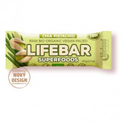 Tyčinka Lifefood Lifebar Plus s chia a pistácií BIO RAW 47 g