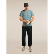 Pánské funkční triko Icebreaker Merino Blend Core SS Tee Single Line Camp