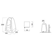 Přístavek ke stanu Easy Camp Vik Utility Tent