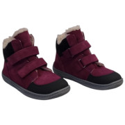 Dětské barefoot boty beBare 3555TY Bordeaux