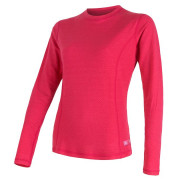 Dámské triko Sensor DF Merino wool dl.r. magenta
