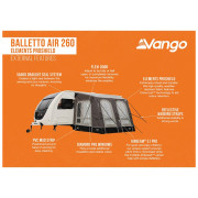 Předstan Vango Balletto Air 260 Elements ProShield