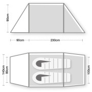 Turistický stan Terra Nova Equipment Hoolie Compact 2