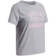 Dětské funkční triko Under Armour UA G Varsity SS Mod Gray Light Heather
