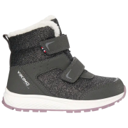 Dětské zimní boty Viking Outdoor Footwear Equip Glitter Warm WP 2V Charcoal/Dusty Pink