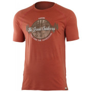 Pánské funkční triko Lasting Lucas-barva cihlová