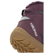 Dětské zimní boty Viking Outdoor Footwear Spruce Barefoot Warm GTX 2V Wine