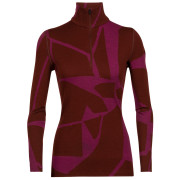 Dámská funkční mikina Icebreaker 250 Vertex LS Half Zip Fractured Landscapes