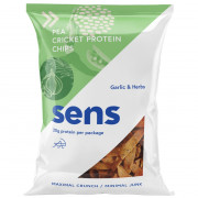 Chipsy Sens s cvrččím proteinem - Česnek & Bylinky (80g)