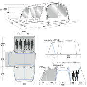 Nafukovací stan Outwell Mountain Lake 5ATC