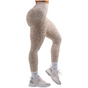 Dámské legíny Nebbia Push-Up Compression Leopard Leggings Primal