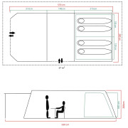 Rodinný stan Coleman Fastpitch Victoria Falls 4