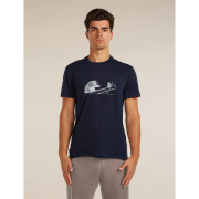 Pánské funkční triko Icebreaker Merino Blend Core SS Tee Canoe Companions