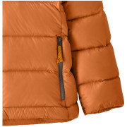Dětská bunda Patagonia K's Hi-Loft Down Sweater Hoody - Marigold