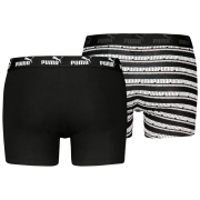 Pánské boxerky Puma Elements Striped Boxers 2P