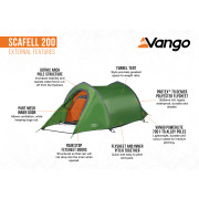 Turistický stan Vango Scafell 200