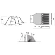 Turistický stan Easy Camp Hidra 5