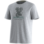 Pánské funkční triko Smartwool Men's Moose Mode Active Short Sleeve Gra