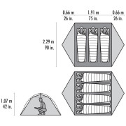 Turistický stan MSR Hubba Hubba HD 3P