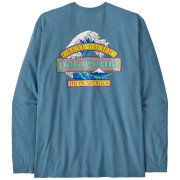 Pánské triko Patagonia Long-Sleeved Great Waves Responsibili-Tee