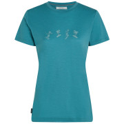 Dámské triko Icebreaker Women Merino 150 Tech Lite SS Tee Snow Day