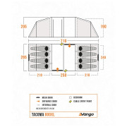 Rodinný stan Vango Tacoma 800XL Package