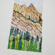 Multifunkční šátek High Tail Designs Hiking Gaiter Eldorado Canyon